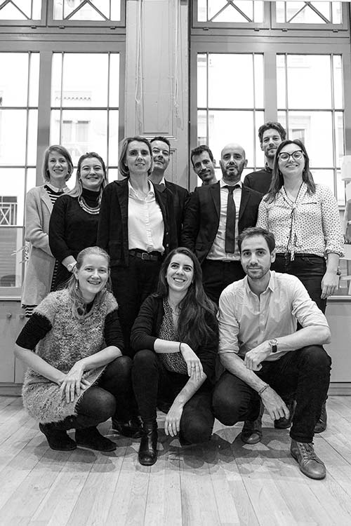 Photo de l'équipe au complet